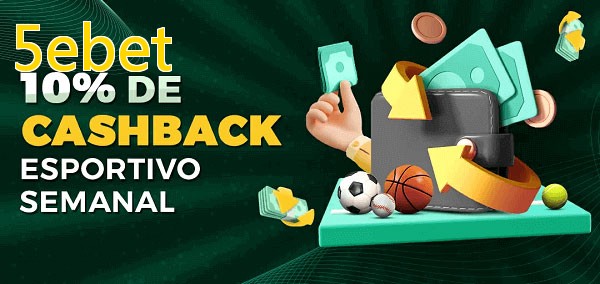 10% de bônus de cashback na 5ebet