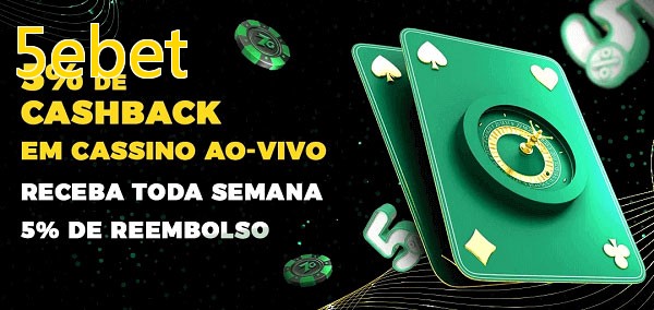 Promoções do cassino ao Vivo 5ebet